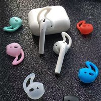 2Pcs/Pair Ear Pads For Airpods 2 Wireless Bluetooth For Iphone Earphones Cushions Silicone Ear Caps Case Earpads Eartips