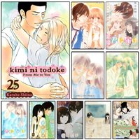 Kimi Ni Todoke From Me To You Poster Self-adhesive Art Waterproof Paper Sticker Coffee House Wall Decor