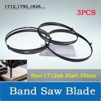3pcs 1712 1790 1826 Band Saw Blades 1712 0.35mm 6 10 14TPI for Metabo BAS 260 Swift BAS 261 Precision Wood Plastics Curved