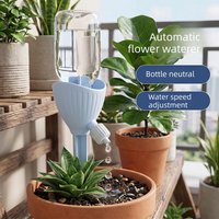 3Pack Self-Watering Globes for Indoor and Outdoor Plants, Adjustable Flow Automatic Drip Irrigation Bulbs with Stakes