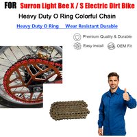 420 H HO Heavy Duty O Ring Chain Colorful for Surron Light Bee X S Electric Dirt Bike Motorcycle Accessories