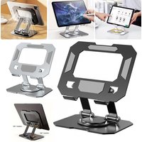 360d Metal Portable Laptop Tablet Stand Riser Bracket Adjustable Holder For Desk