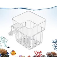 Plant Holder Aquarium Transparent Hangable Pot Cup Aquatic Plant Holder for Fish Tank Hydroponic System Indoor Home Cultivation