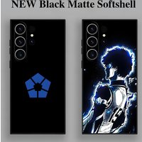 Anime Blue Lock Phone Case For Samsung S26 S25 S24 S23 S22 S21 S20 Ultra Note20 Soft black Shockproof Cover