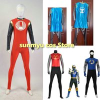Ninpu Sentai Hurricaneger Cosplay Costume Hurricane Red Bodysuits Custom Size