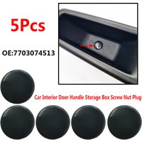 5Pcs Car Interior Door Handle Storage Box Screw Nut Cover Plug 7703074513 For Renault Megane Fluence Grand Scenic Samsung SM3