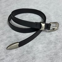 Pin-buckle Narrow Belt, Fashionable and Trendy, Niche and Minimalist Design Waistband, Unisex Gift
