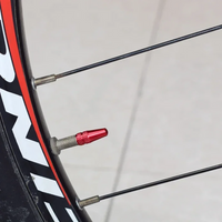 4pcs Aluminum Alloy Bicycle Tire Prest Valve Cap MTB Road Bike Covered Protector Road MTB Tyre Dustproof Bike Presta Valve