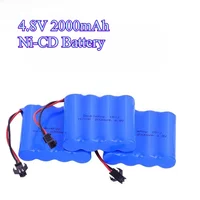 4.8V 2000mAh Ni-CD Battery Rechargeable Battery AA Battery Pack Used for Dump Truck Toy Car Four-wheel Drive Alloy Climbing Car