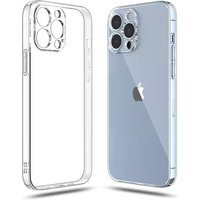 Ultradünne, klare Handyhülle für iPhone 15 14 13 12 11 Pro XS Max XR X 7 8 6 6S Plus SE 2020 2022 Weiche TPU-Silikon-Rückseite