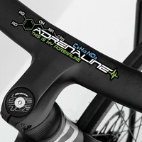 Sci-Fi Dopamine Adrenaline Bike Stickers Vinyl Decals For Motorcycle MTB Frame Crossbar Down Tube Tire Decor Modification