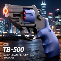 SIG17 9mm Revolver Toy Empty Hanging Continuous Firing Soft Bullet Shooting Game Children's Birthday Gifts