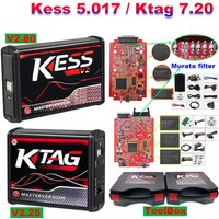 ECU Programming Tuning Tool UE Version - Kess V2 V5.017/KTAG/OBD2 V7.020, BDM Master, Firmware, Cars/Trucks, Red PCB