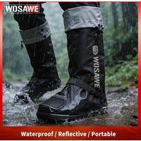 AliExpress NONE WOSAWE Rain Shoe Covers Unisex Waterproof Covers Motorcycle Cycling Bike Reusable Rainproof Shoes Cover Outdoor Boots Covers