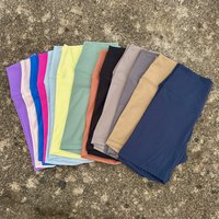 Solid Color Women Cycling Sport Short Fitness Tight Butter Women Sports Shorts Leggings High Waist Athletic Built-In Pocket Soft
