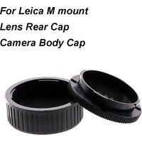For Leica M mount Lens Rear Cap or Camera Body Cap or Cap Set Plastic Black Lens Cap Cover Lid for Leica M8 M9 M10 M240 etc.