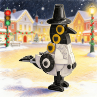 185pcs MOC Sussy The Six Eyed Magpie Kpop Demon Model Building Blocks Construction Education Christmas Gifts Brick Toys Kids