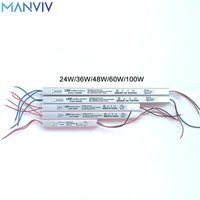 MANVIV 24W 36W 48W 60W 100W LED-Treiber-Netzteil 175V bis 250V Schalt-LED-Treiber-Beleuchtungstransformator für LED-Licht