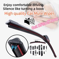 9 Sizes Car Wiper Mute Car Front Windshield Wiper Soft Double Rubber Strip Windshield Windscreen Wipers Accessory
