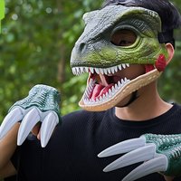 Adjustable Head Wear Dinosaur Mask For Cosplay Party Costume Mask Halloween Dino Mask