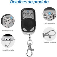 433mhz Smart Copier Universal 4 Button Garage Door Opener Remote Control Electric Garage Door Remote Cloning Transmitter