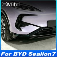 For BYD Sealion 7 2024-2026 Stainless Steel Front Rear Corner Guard Trim Strips Car Bumper Corner Trim Exterior Accessories