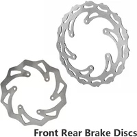 260/220mm Front Rear Brake Discs Rotors For EXC 300 EXC-F 350 SX 125 200 SX-F 250 450 XC 500 XCW XCF 1994-2022