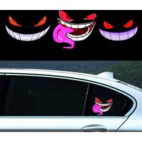 Funny and fun stickers, devil stickers, reflective and waterproof effects suitable for car, truck, motorcycle fuel tank caps