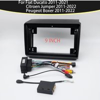 9-calowy adapter ramy samochodowej Canbus Android Radio Dash Fitting Panel Kit dla Fiat Ducato Citroen Jumper Peugeot Boxer 2011+