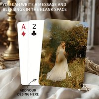 Custom Photo Playing Cards - 54pcs Personalized Deck for Birthdays, Weddings, Valentine's, Thanksgiving, Cards for All Occasions