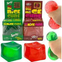 Squishy Trending Nee Doh Cube Squish Toy, Soft Sprite Squeeze Stress Relief Fidget Toy, Sensory NeeDoh for Kids & Adults