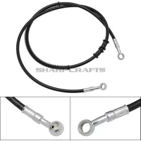 For harley XL 883 1200 X48 Stainless Steel Motorcycle Front Hydraulic Brake Oil Hoses Lines Pipe Tubing Reinforced Brake System