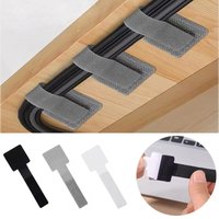 20pcs Reusable Cable Fastening Ties Cable Organizer Rope Holder Self Adhesive Adjustable Cord Organizer Straps Desk Management