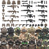 MOC Military Soldiers Action Figures Dolls Building Block Accessories Model Assembly Toys Halloween Gifts WM6147 WM6168 WM6169