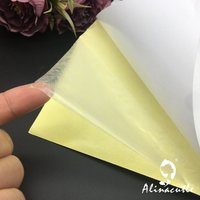 A4 X10 SHEETS Double Sided Tape Adhesive Clear Strong Sticky Transparent Packing Paper Craft Handmade Card Hardcover Photo Album