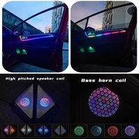 26 In 1 Full Color Streamer Car Ambient Lights RGB 64 Color Universal LED Interior Hidden Acrylic Strip Symphony Atmosphere Lamp