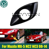 Front Bumper Fog Light Grille Fog Cover For Mazda MX-5 NC2 NC3 2008-2014 Fog Lamp Cover Bezel Replacement