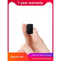 Professional Digital Voice Recorder 32G Mini Dictaphone Ultra Thin HD Long Distance Encryption Voice Activated Audio Recording