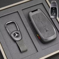 Fashion Zinc Alloy Key Cover For Benz A B C E G Class GLC CLE CLA GLB GLS W177 W205 W213 W222 AMG Protective Key Fob Shell Case