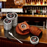Klasyczny zestaw do wędzenia whisky z 4 smakami wiórów drzewnych do drinków typu Old Fashioned, dekoracja do domowego baru i na imprezy.