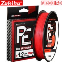 ZUKIBO Firebird Never Faded 8 Strands Braided Fishing Line Japanese High Quality 8x Multifilament PE Wire Power Saltwater Line