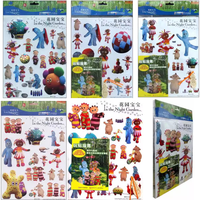 In The Night Garden Toy Plastic Cartoon Sticker Igglepiggle Upsy Daisy Makka Pakka Tombliboos Haahoos Ninky Nonk Boy Girl Gift