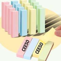 400/2000 Sheets/Pack Small Rectangle Colorful Sticky Notes – Perfect for Students, Home, School & Office Use