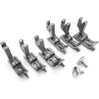 8-Piece Set SP-18 Hinge Press Foot with Left Right Guide (1/16 1/8 1/4) for Sewing Machine Accessories