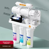 Pure water machine Household bucketless large flow water purifier Intelligent double outlet ro reverse osmosis water purifier