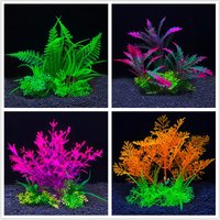 Simulation Water Plants Fish Tank Aquarium Landscaping Plastic Water Plants Micro Landscape Decoration Ornaments