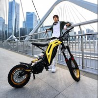 AliExpress NONE ForTitaone Dirt E Bike 50KM/H Top Speed Full Suspension Electric Pit Bike Powerful Electric Motocross Motorcycle For Racing