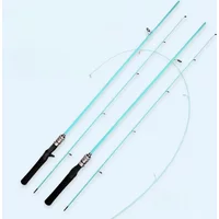 1.5m-1.68m Blue Straight/Gun Fishing Rod UL Adjustable Mouth Rod Ceramic Guide Ring Ultra Light Guiyu Micro Fishing Rod