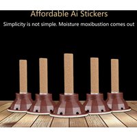 60Pcs Moxibustion Tube Paste Moxa Self-stick Mugwort Candle Therapy Heating Acupunture Meridian Massager Tools