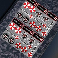 1pc Resident Evil Umbrella Stickers Auto Body Bumper Windows Motorcycle Laptop Walls Vinyl Decal Car Tuning Accessories